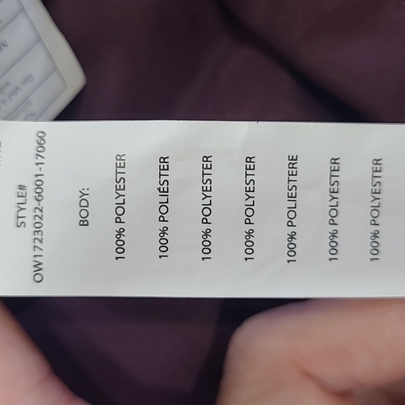 EUC Fabletics Jacket Women's sz XL Dark Purple Misha Puffer Full Zip Coat - Picture 7 of 9